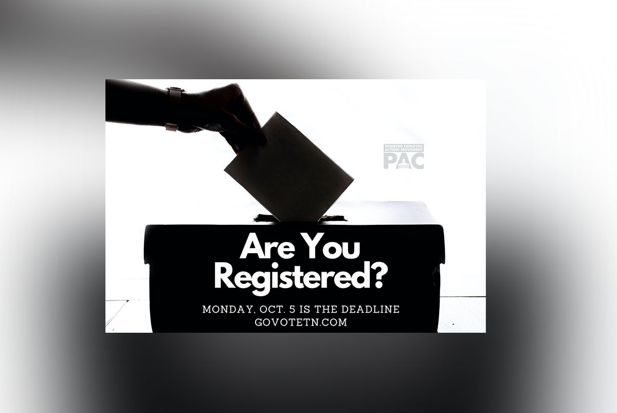 October 5 is the Voter Registration Deadline