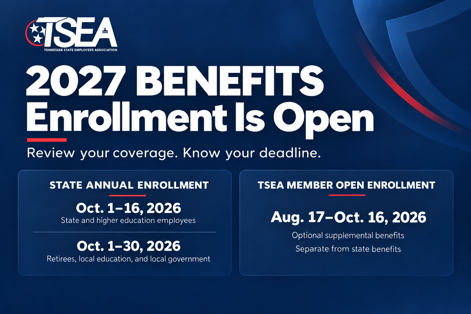 Enrollment is open!
