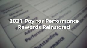 Details on reinstated 2021 Pay for Performance rewards
