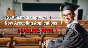 The TSEA Scholarship Award is now accepting applications
