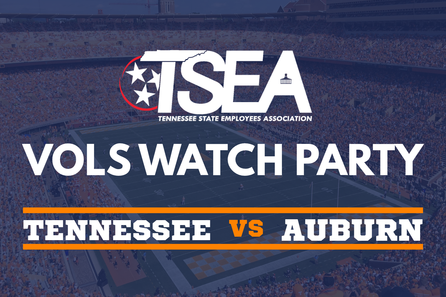Tennessee vs. Auburn Watch Party